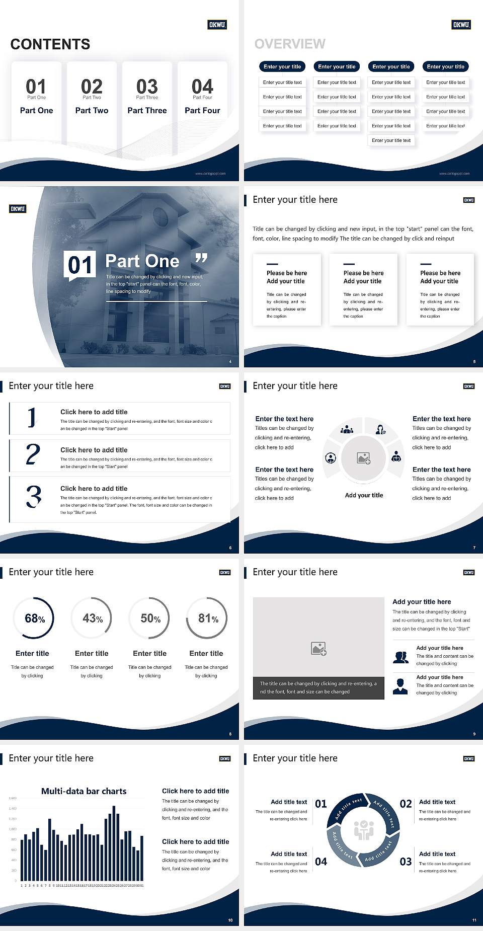 Oklahoma Wesleyan University Lecture Sharing and Networking Event PPT Template4:3 ratio PPT effect preview image2