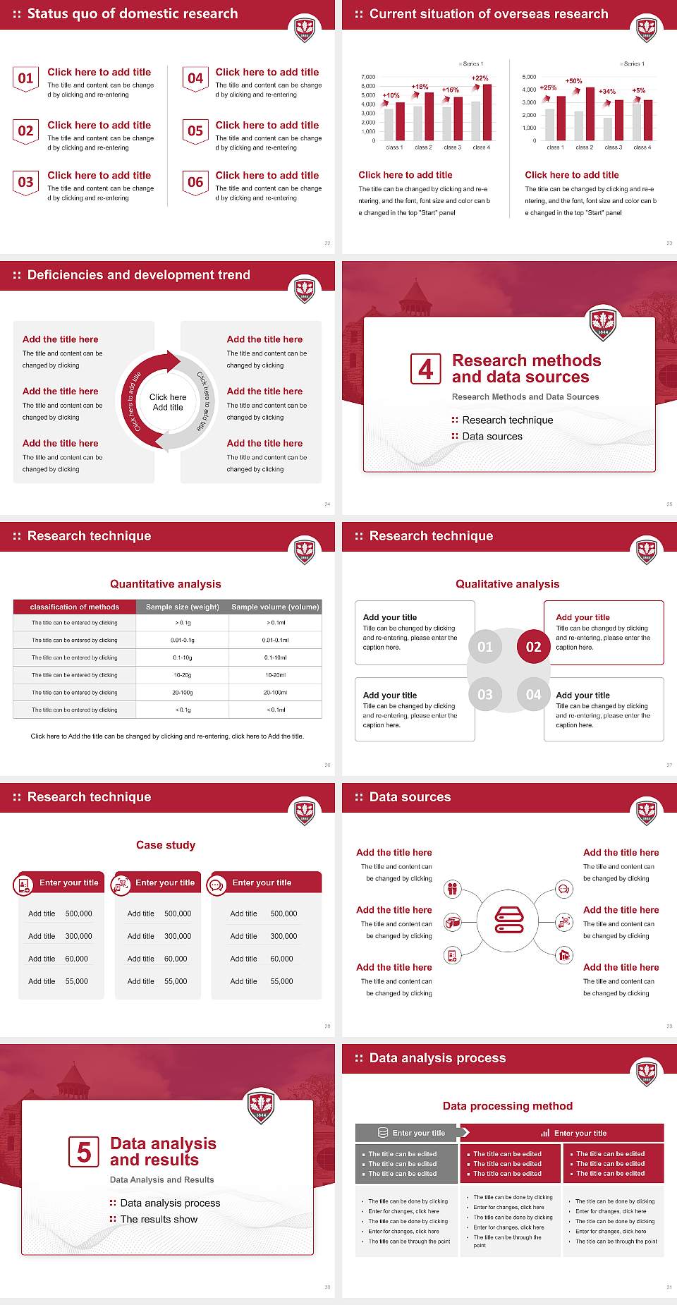 University of Olivet Graduation Thesis Defense PPT Template4:3 ratio PPT effect preview image4