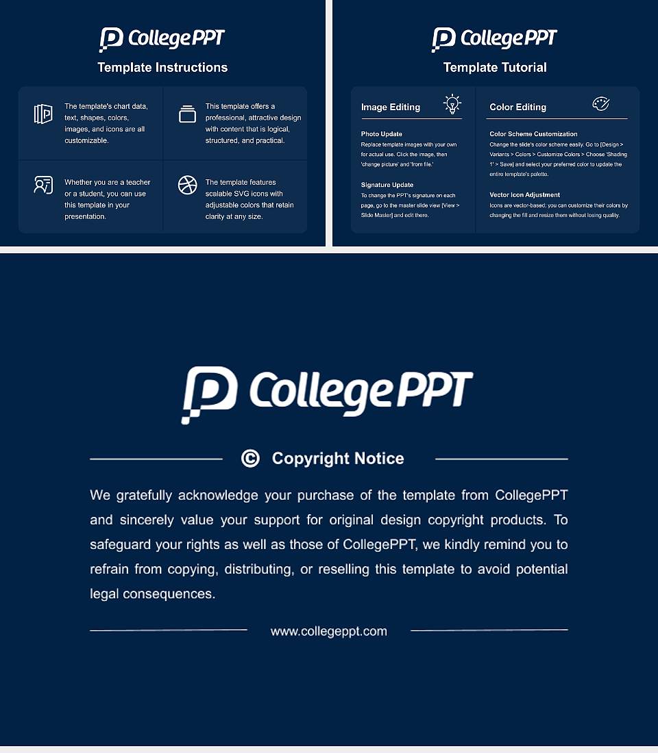 Missouri Baptist University Course/Courseware Creation PPT Template4:3 ratio PPT effect preview image5