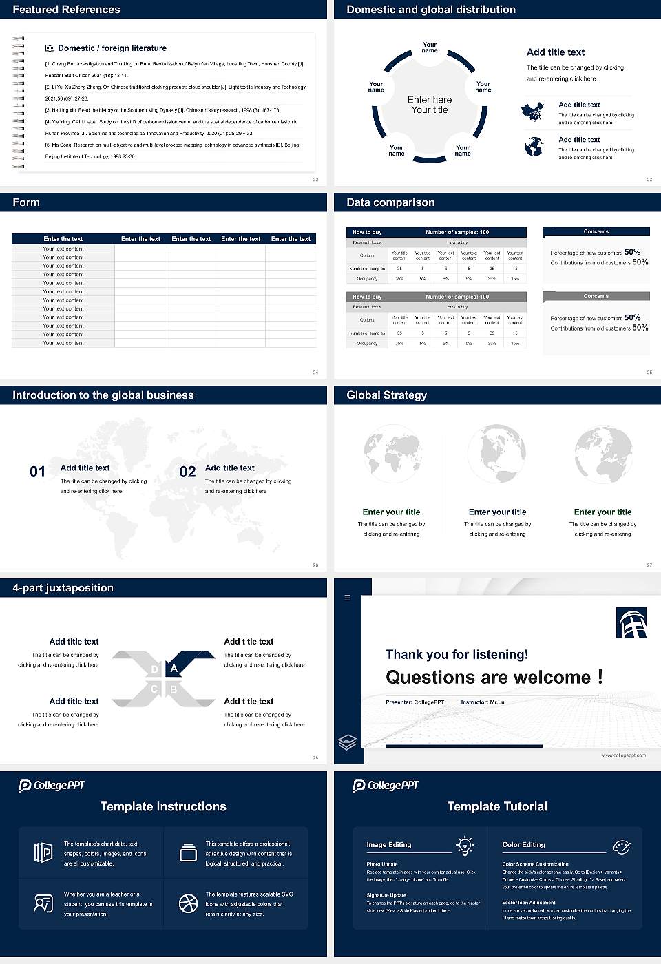 Missouri Baptist University Thesis Proposal/Graduation Defense PPT Template16:9 ratio PPT effect preview image4