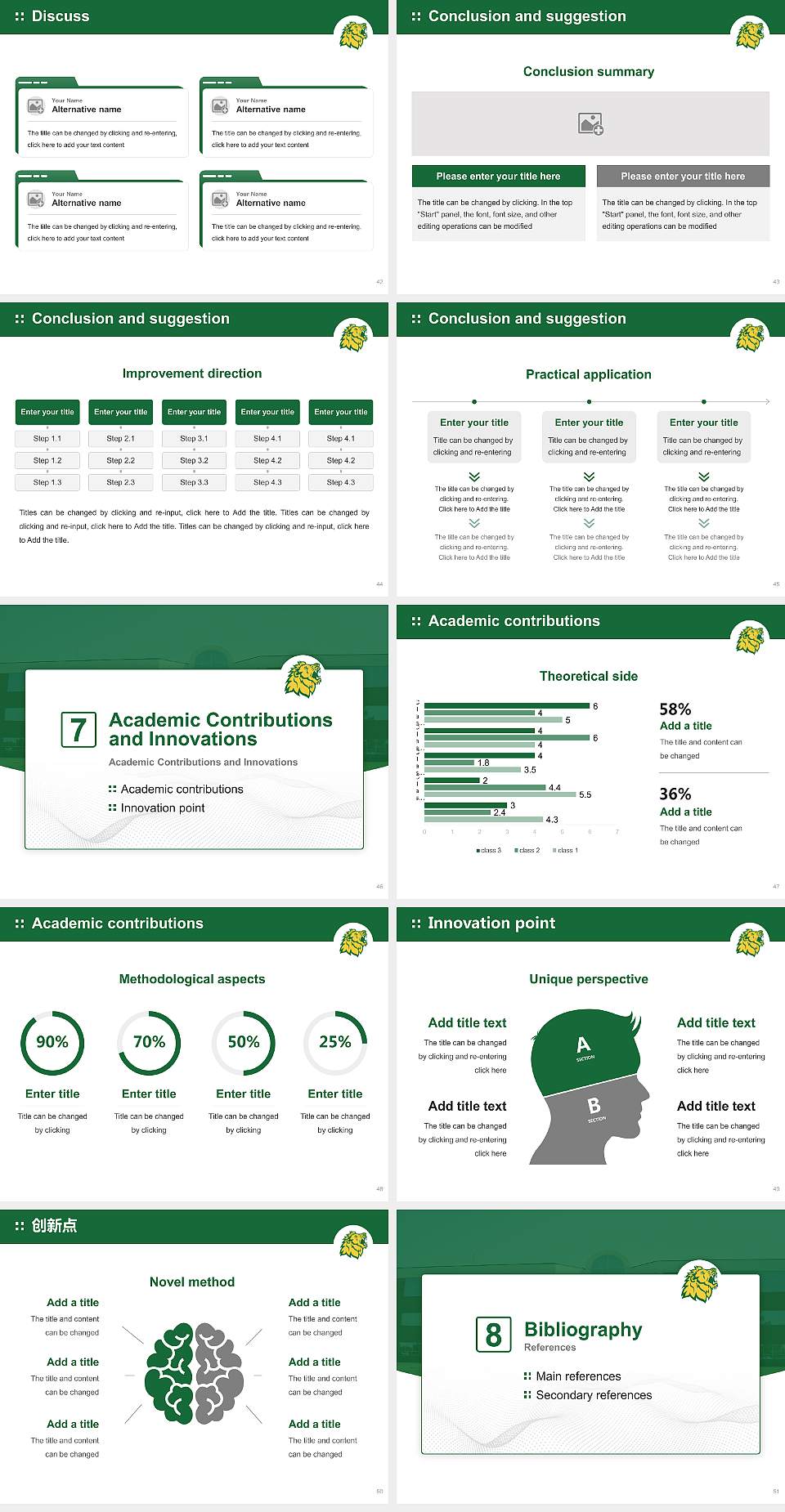 Missouri Southern State University Graduation Thesis Defense PPT Template4:3 ratio PPT effect preview image6