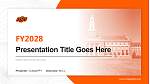 Oklahoma State University-Main Campus Academisch PPT-sjabloon