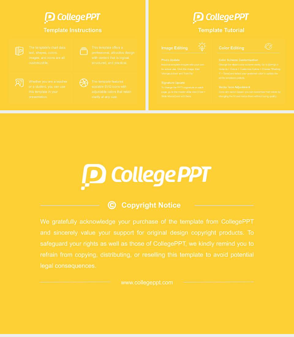 Oregon Institute of Technology Course/Courseware Creation PPT Template4:3 ratio PPT effect preview image5