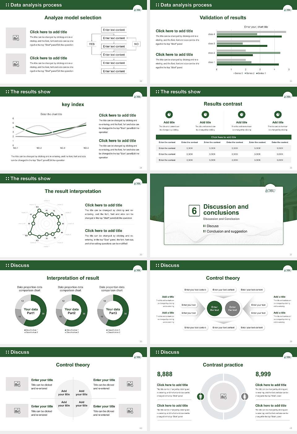 Oklahoma Baptist University Graduation Thesis Defense PPT Template16:9 ratio PPT effect preview image5