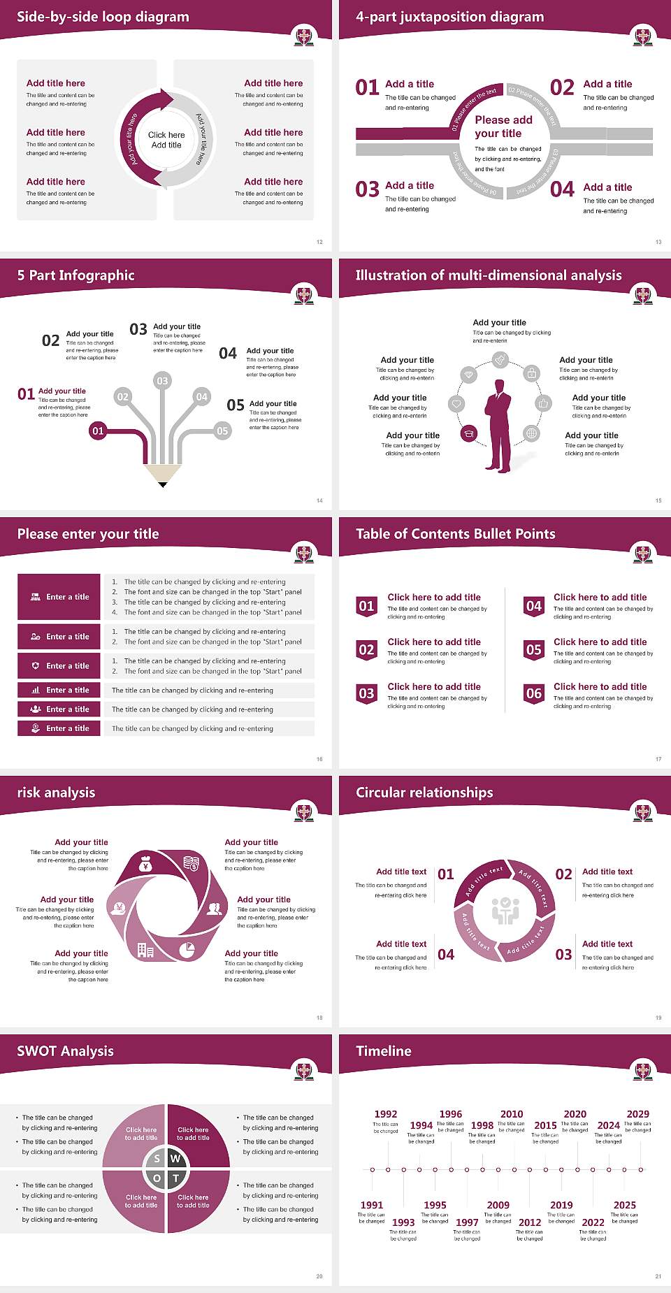Omega Graduate School Academic Presentation/Research Findings Report PPT Template4:3 ratio PPT effect preview image3
