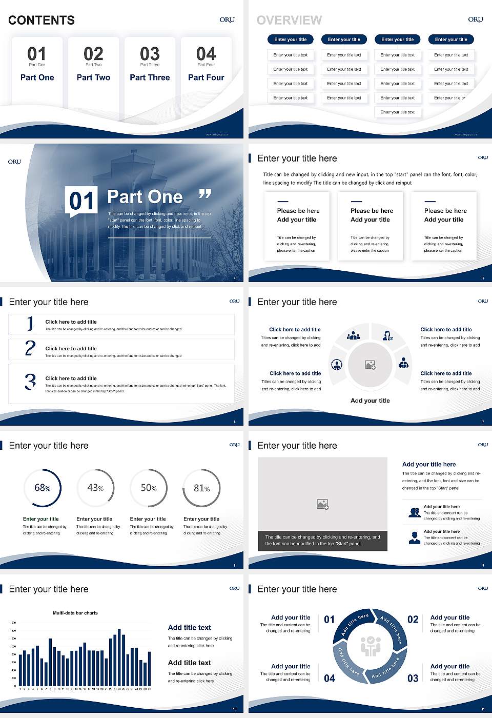 Oral Roberts University Lecture Sharing and Networking Event PPT Template16:9 ratio PPT effect preview image2