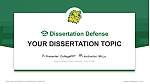 Missouri Southern State University学位論文弁論PPTテンプレート