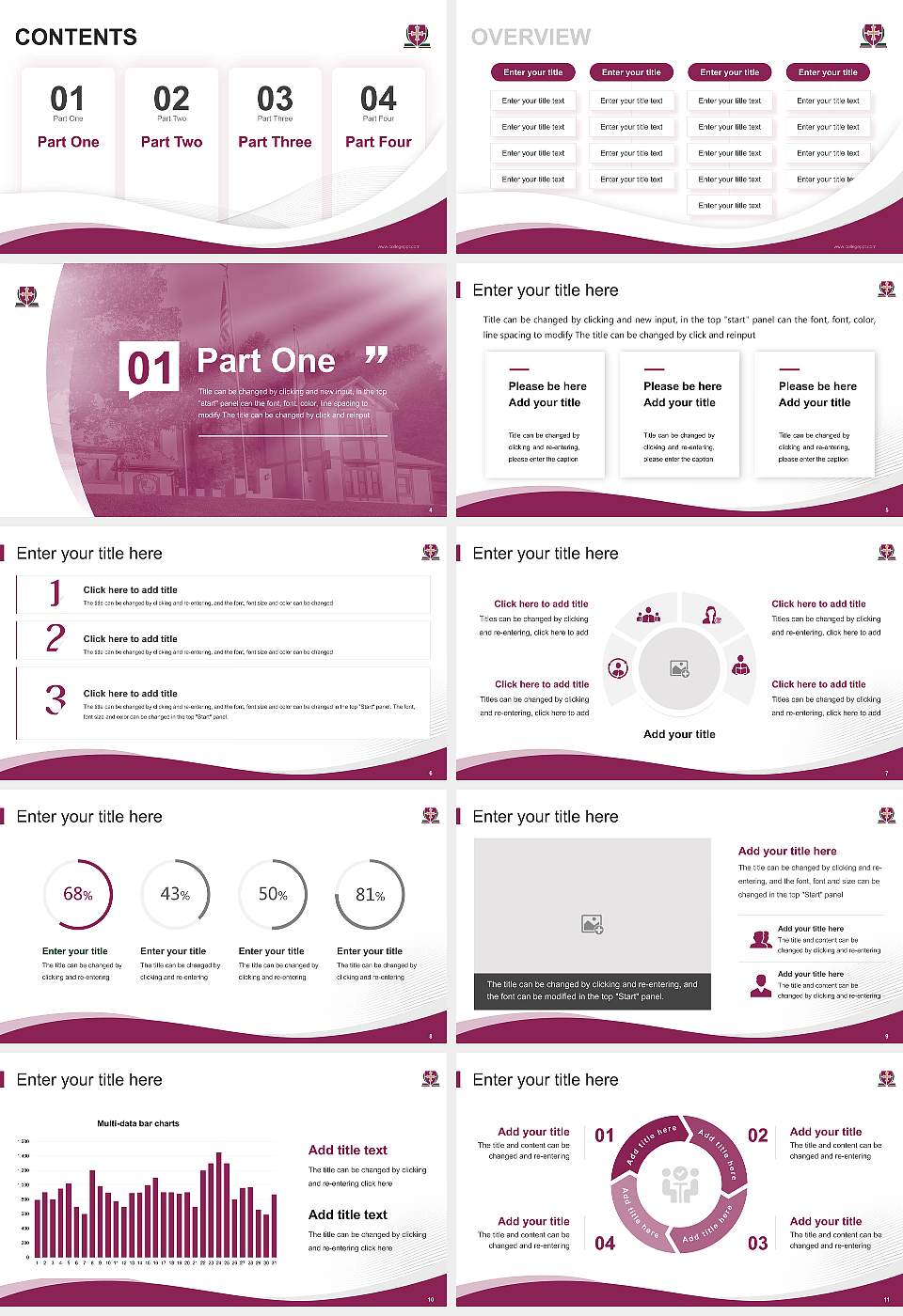 Omega Graduate School Lecture Sharing and Networking Event PPT Template16:9 ratio PPT effect preview image2