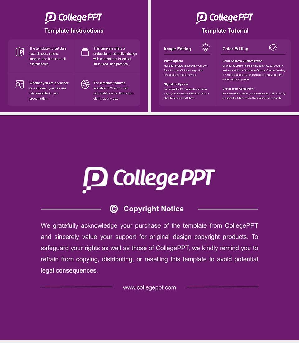 Missouri Valley College Course/Courseware Creation PPT Template4:3 ratio PPT effect preview image5