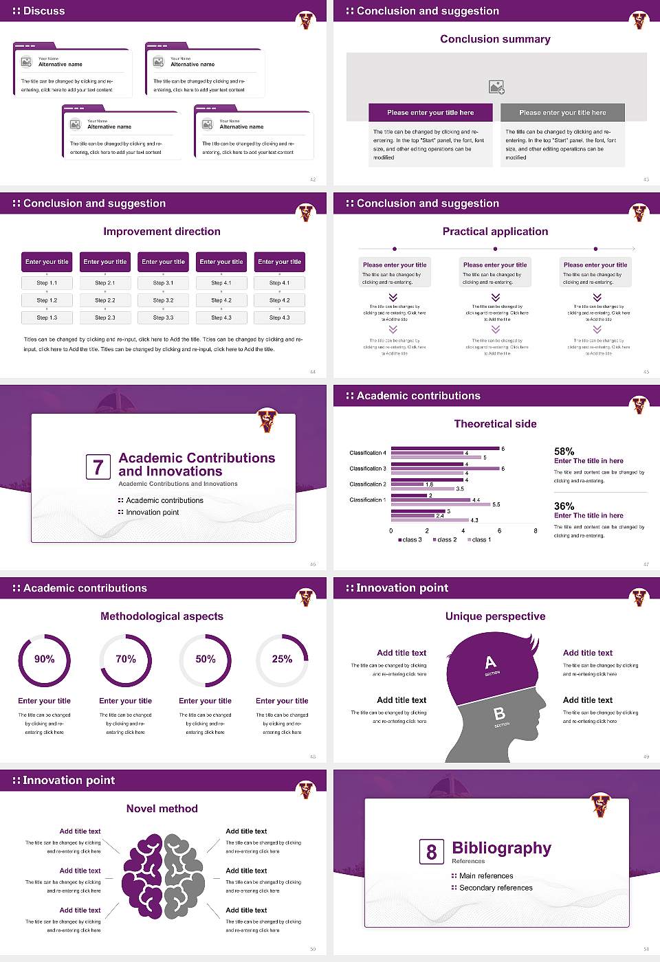 Missouri Valley College Graduation Thesis Defense PPT Template16:9 ratio PPT effect preview image6