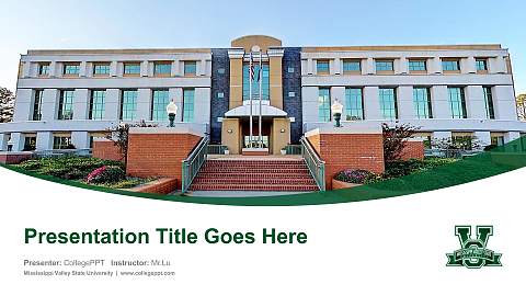 Mississippi Valley State University Course/Courseware Creation PPT Template