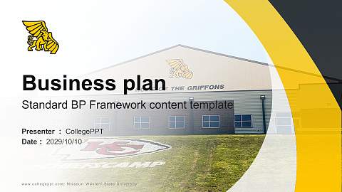 Missouri Western State University Competition/Entrepreneurship Contest PPT Template