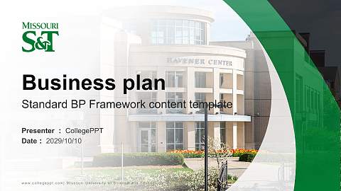 Missouri University of Science and Technology Competition/Entrepreneurship Contest PPT Template
