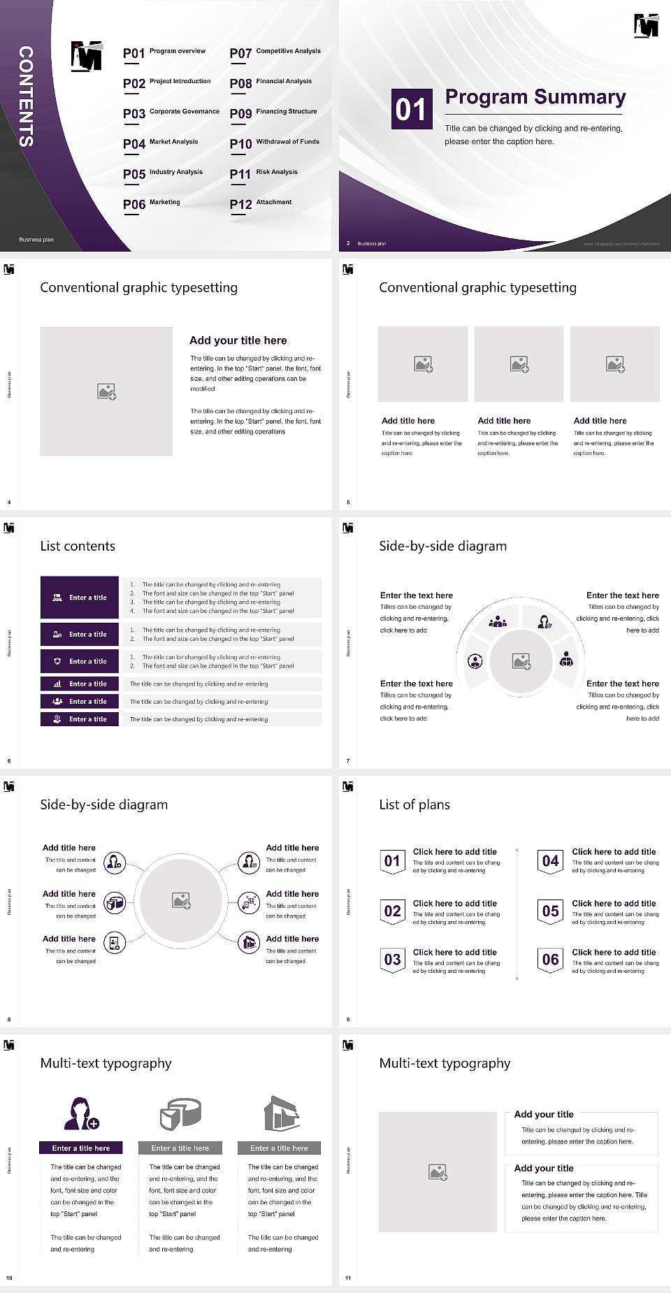 Mitchell College Competition/Entrepreneurship Contest PPT Template4:3 ratio PPT effect preview image2