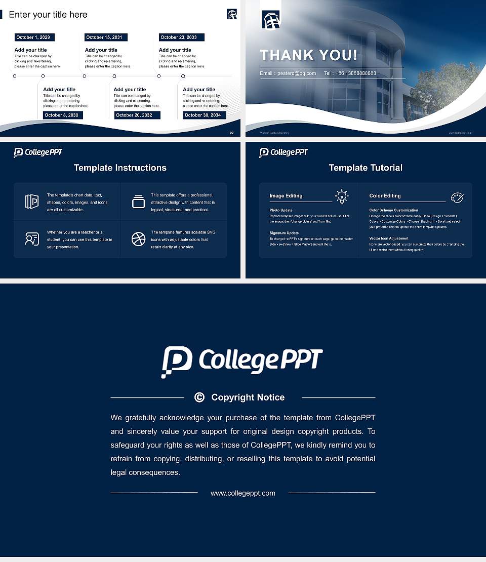 Missouri Baptist University Lecture Sharing and Networking Event PPT Template16:9 ratio PPT effect preview image4