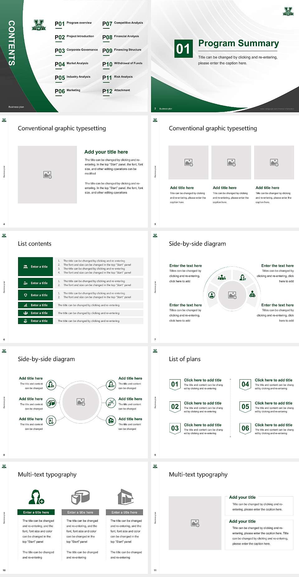 Mississippi Valley State University Competition/Entrepreneurship Contest PPT Template4:3 ratio PPT effect preview image2
