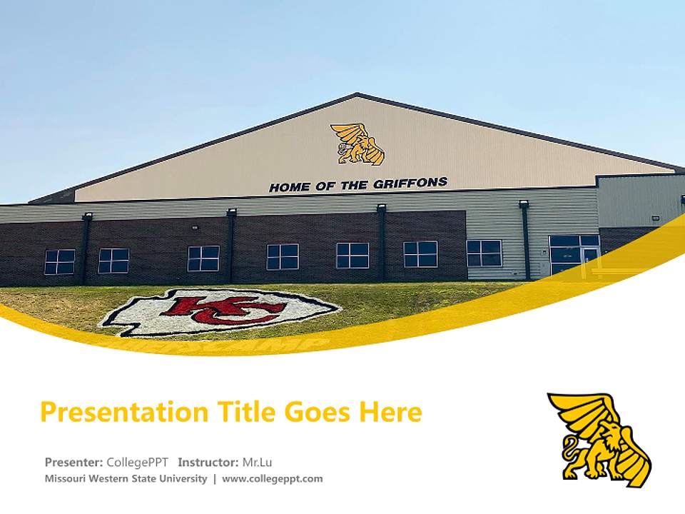 Missouri Western State University Course/Courseware Creation PPT Template4:3 ratio PPT effect preview image5