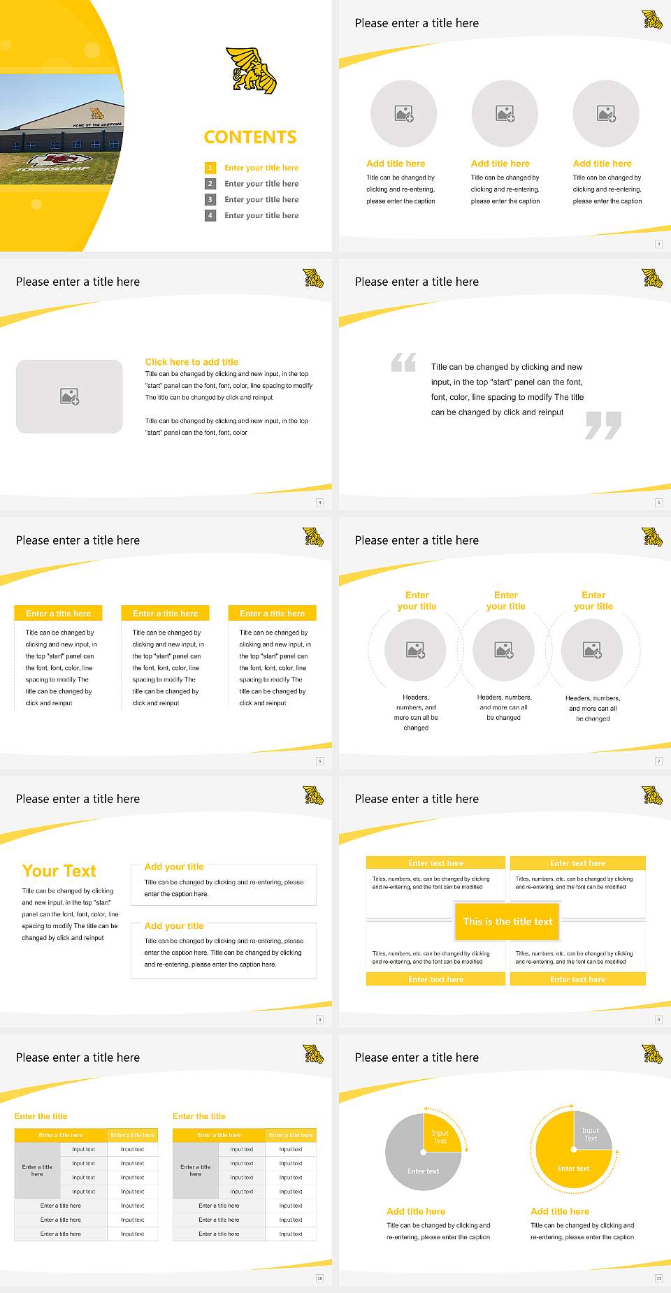 Missouri Western State University Course/Courseware Creation PPT Template4:3 ratio PPT effect preview image2
