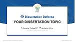 俄勒冈健康与科学大学论文答辩PPT模板