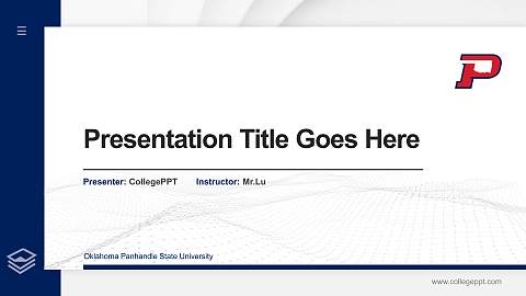 Oklahoma Panhandle State University Thesis Proposal/Graduation Defense PPT Template