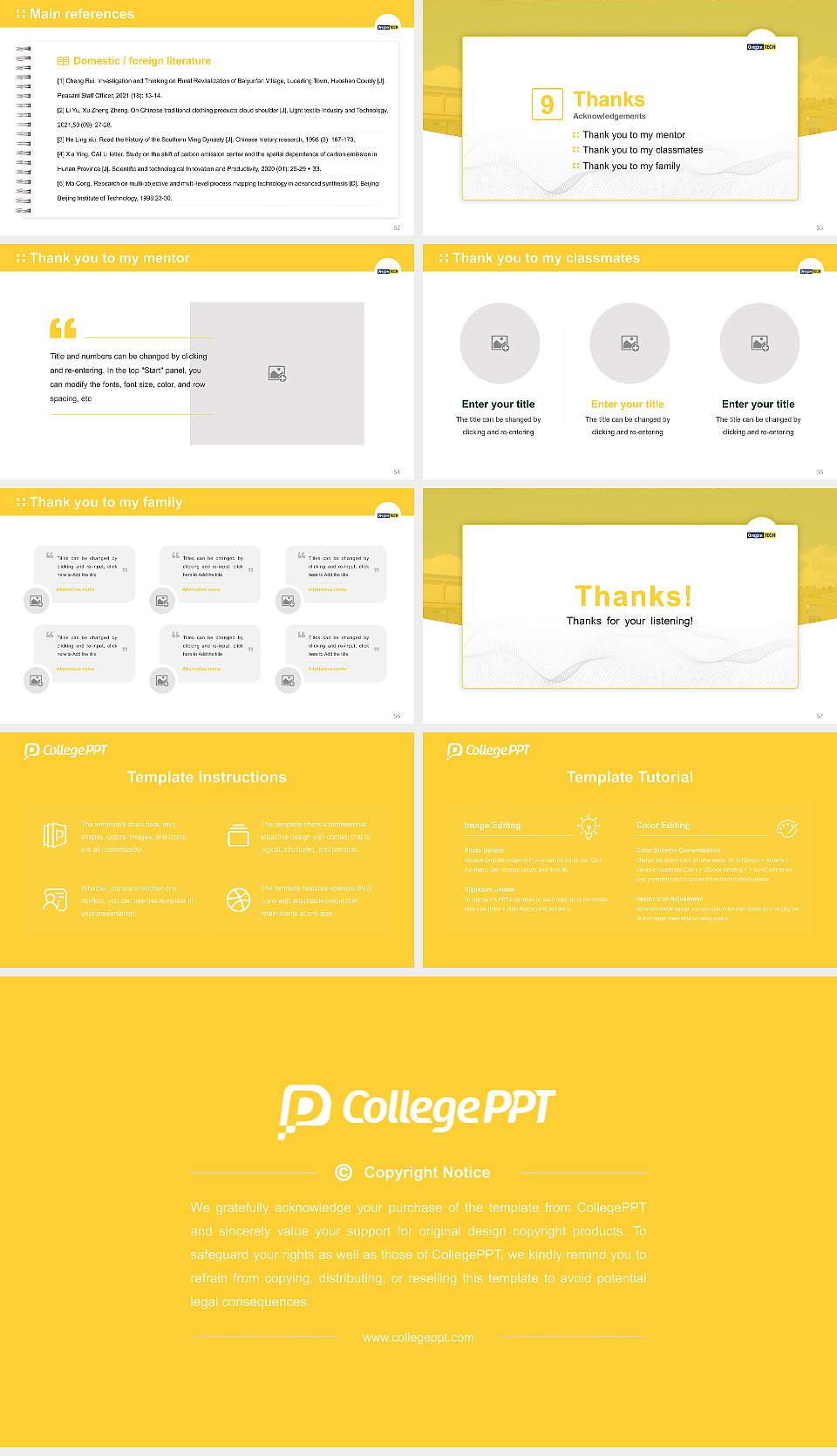 Oregon Institute of Technology Graduation Thesis Defense PPT Template16:9 ratio PPT effect preview image7
