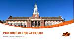 Oklahoma State University-Main Campus Les PPT-sjabloon