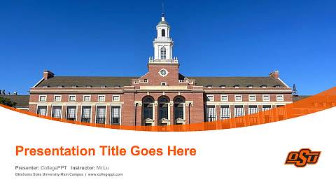 Oklahoma State University-Main Campus Course/Courseware Creation PPT Template