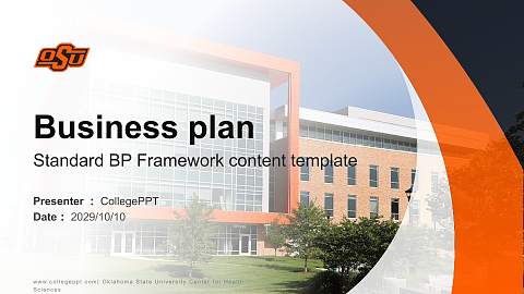 Oklahoma State University Center for Health Sciences Competition/Entrepreneurship Contest PPT Template