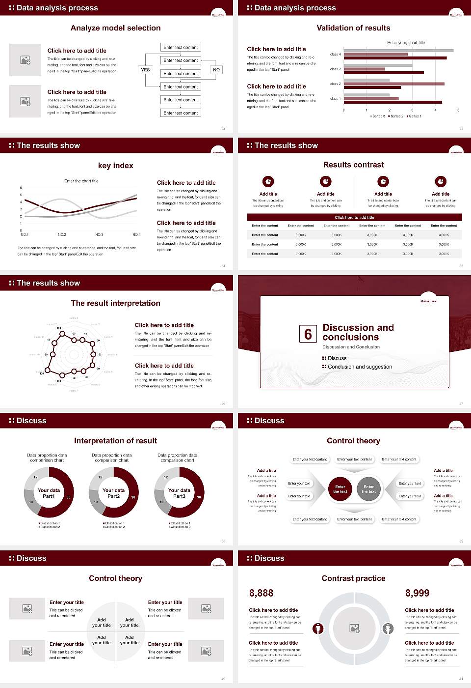 Missouri State University-Springfield Graduation Thesis Defense PPT Template16:9 ratio PPT effect preview image5
