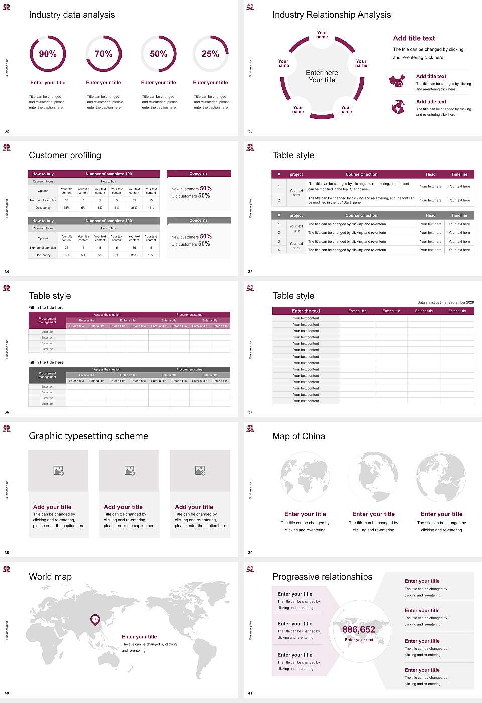 Omega Graduate School Competition/Entrepreneurship Contest PPT Template16:9 ratio PPT effect preview image5