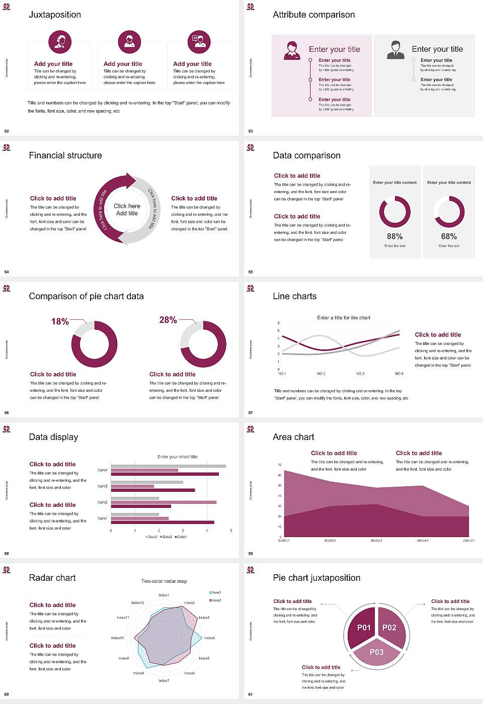 Omega Graduate School Competition/Entrepreneurship Contest PPT Template16:9 ratio PPT effect preview image7