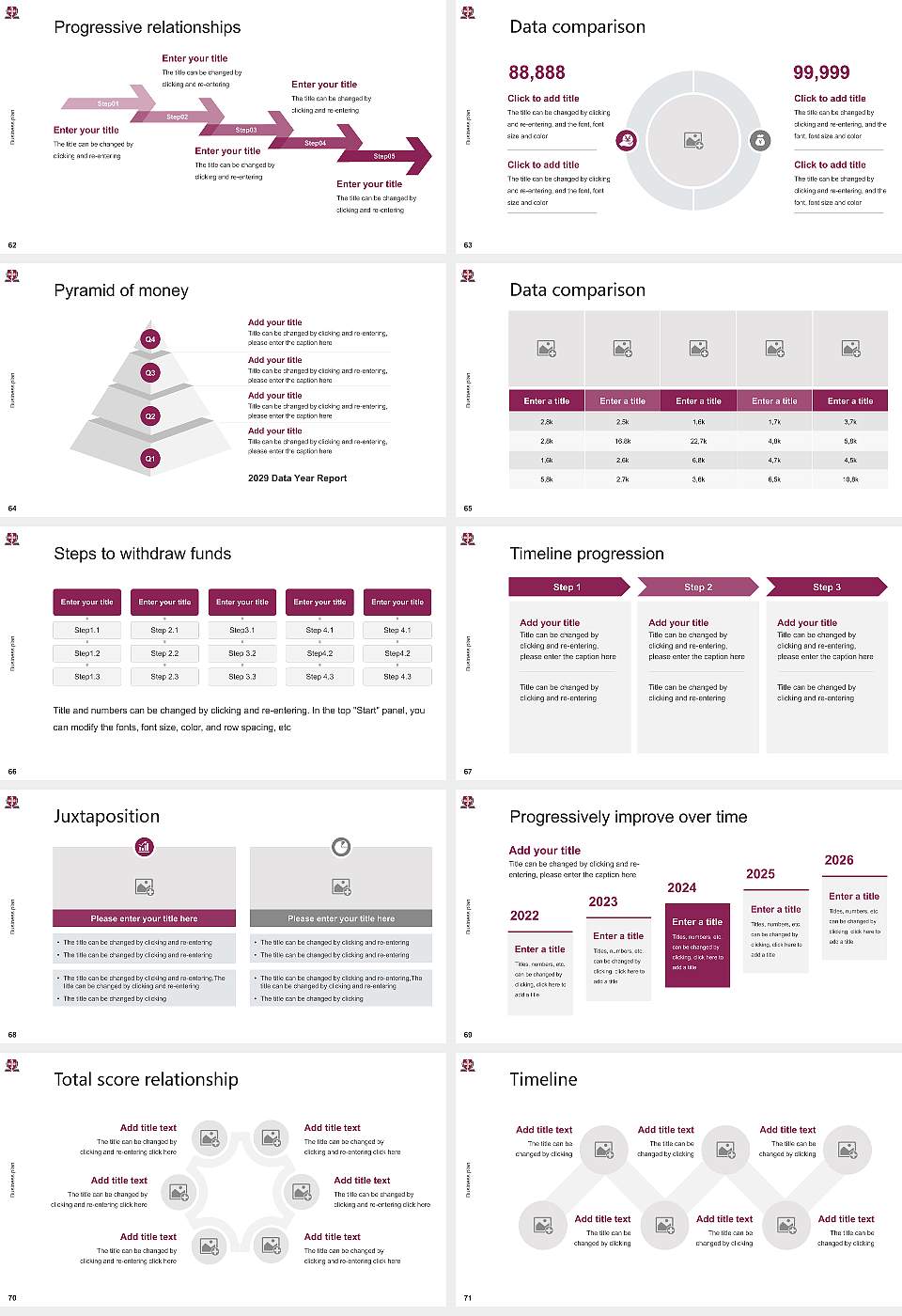 Omega Graduate School Competition/Entrepreneurship Contest PPT Template16:9 ratio PPT effect preview image8