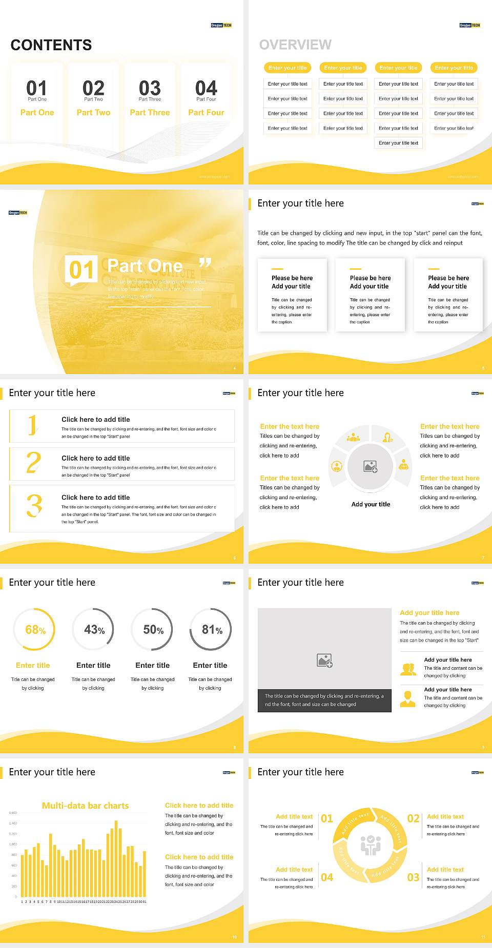 Oregon Institute of Technology Lecture Sharing and Networking Event PPT Template4:3 ratio PPT effect preview image2
