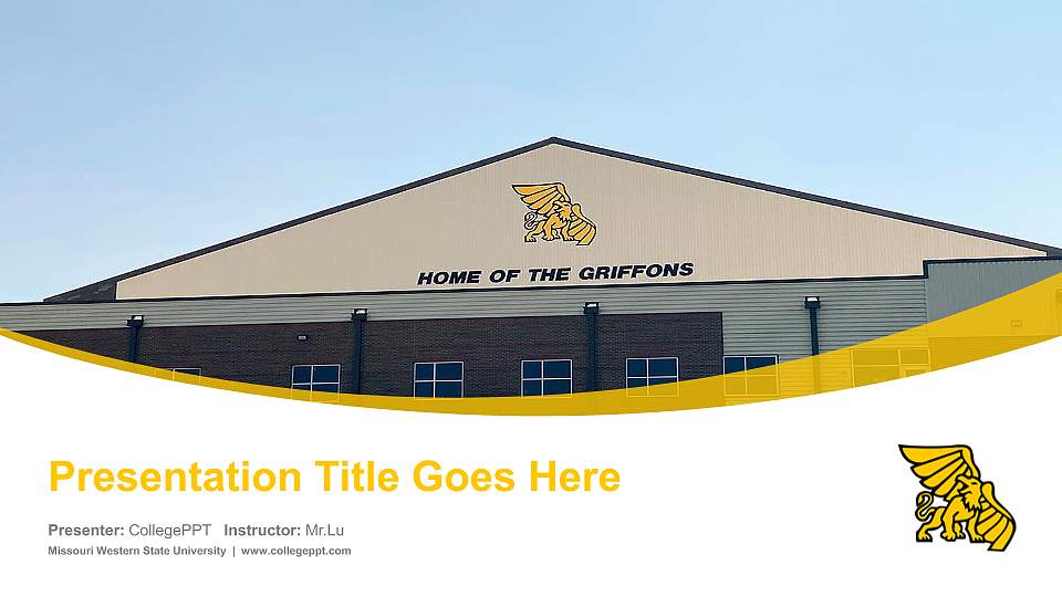 Missouri Western State University Course/Courseware Creation PPT Template16:9 ratio PPT effect preview image