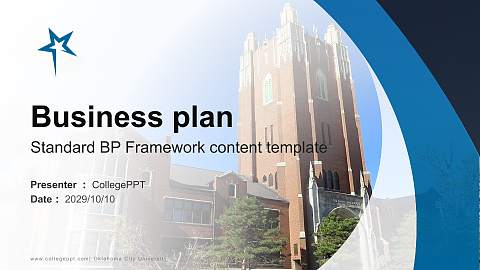 Oklahoma City University Competition/Entrepreneurship Contest PPT Template
