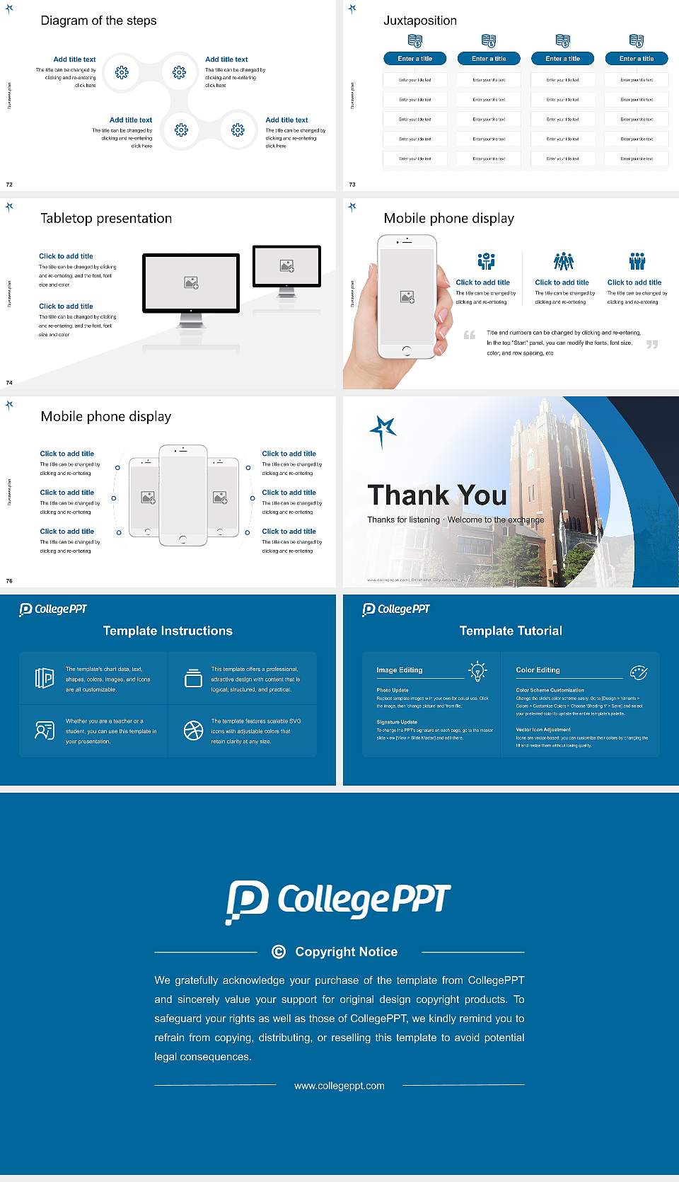 Oklahoma City University Competition/Entrepreneurship Contest PPT Template16:9 ratio PPT effect preview image9