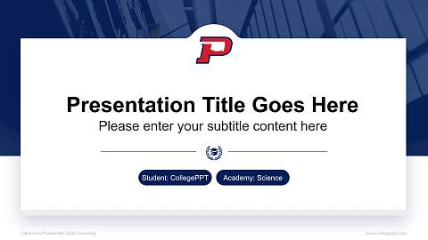 Oklahoma Panhandle State University National Scholarship Defense PPT Template
