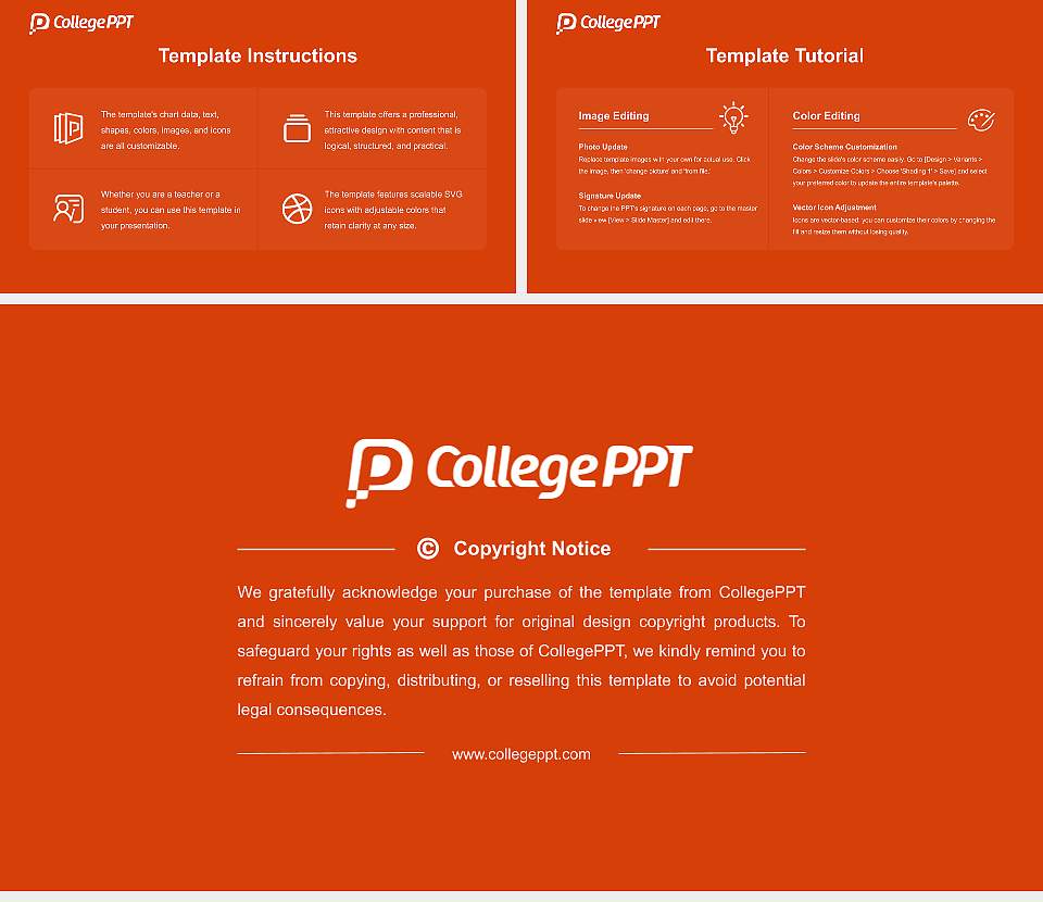 Oregon State University Academic Presentation/Research Findings Report PPT Template16:9 ratio PPT effect preview image5