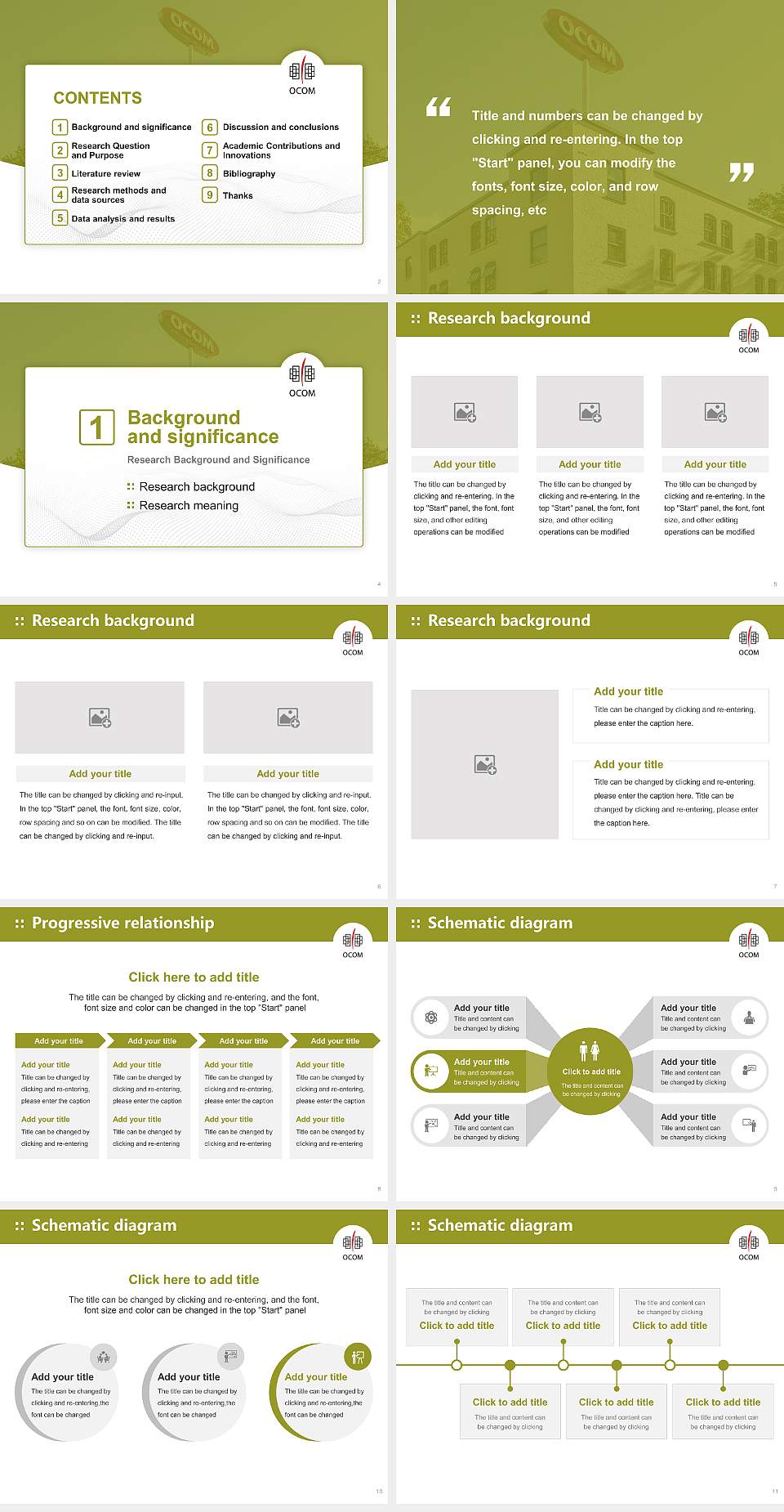 Oregon College of Oriental Medicine Graduation Thesis Defense PPT Template4:3 ratio PPT effect preview image2