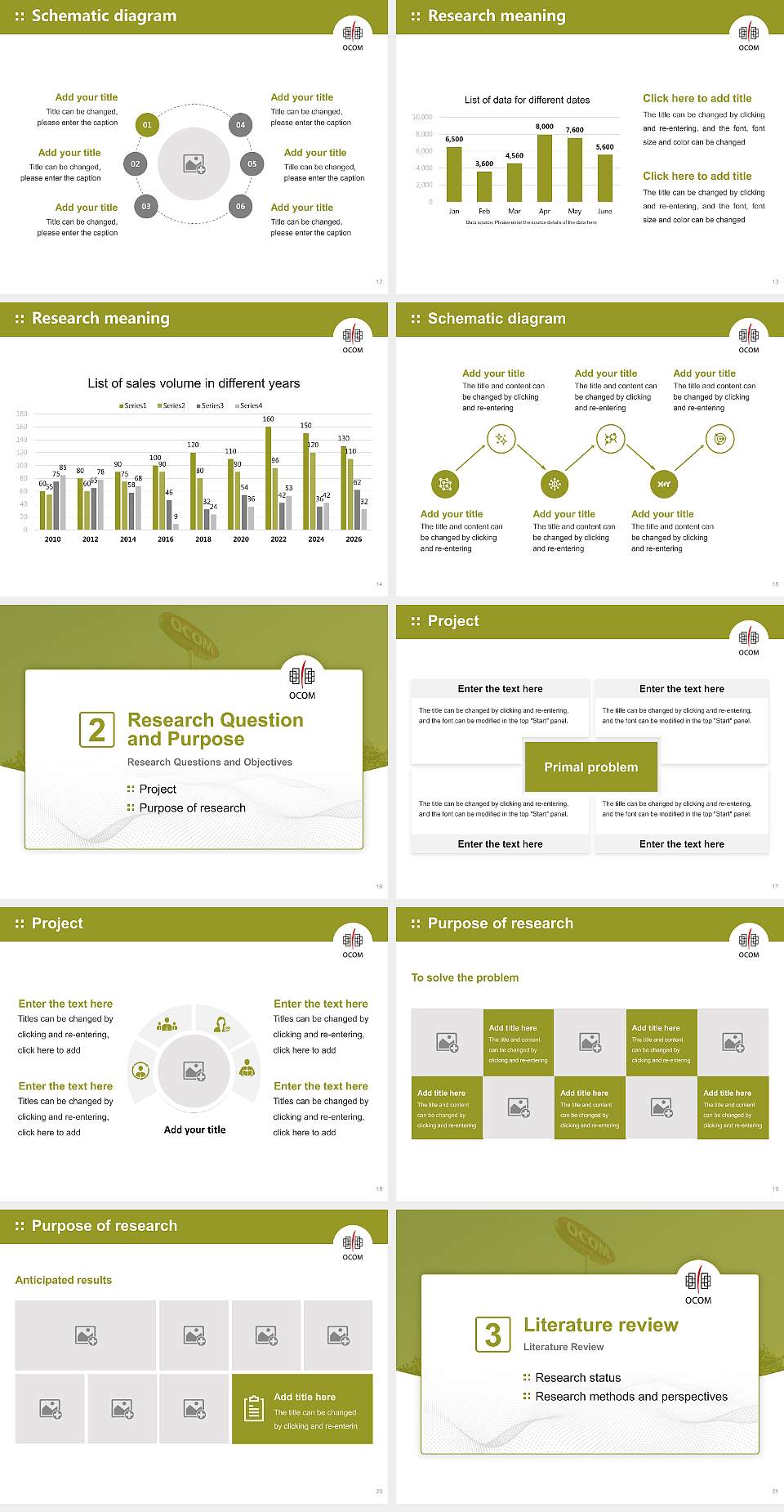 Oregon College of Oriental Medicine Graduation Thesis Defense PPT Template4:3 ratio PPT effect preview image3