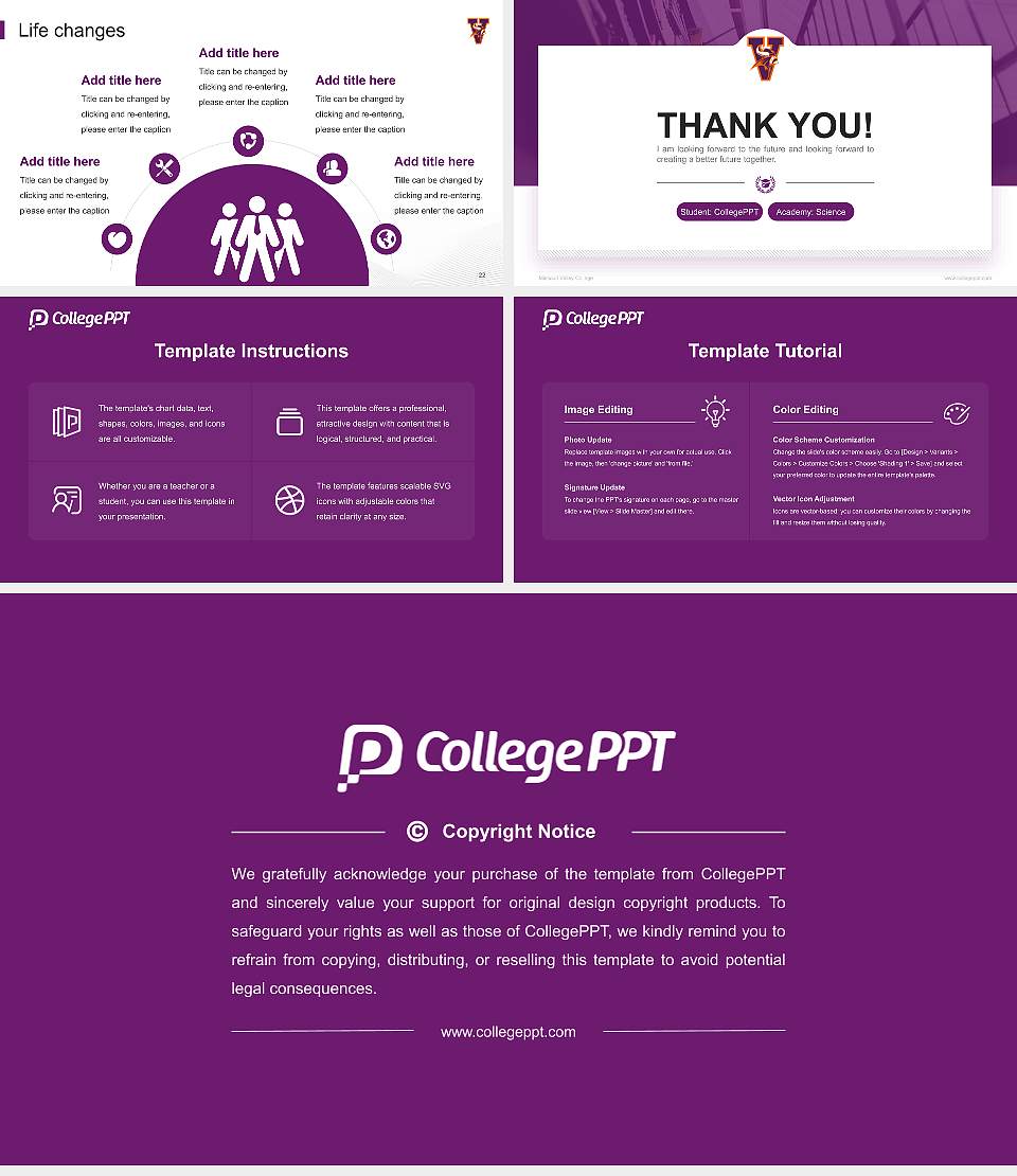 Missouri Valley College National Scholarship Defense PPT Template16:9 ratio PPT effect preview image4