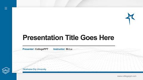 Oklahoma City University Thesis Proposal/Graduation Defense PPT Template