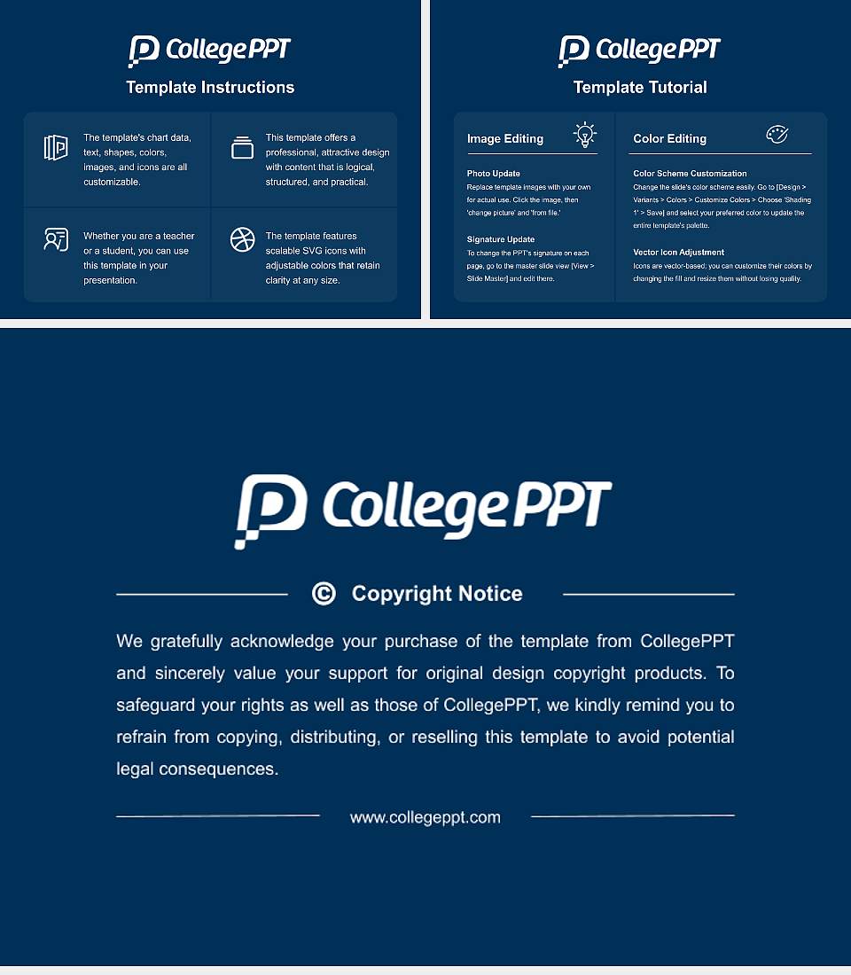 Old Dominion University Course/Courseware Creation PPT Template4:3 ratio PPT effect preview image5
