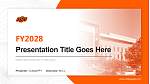 Oklahoma State University Center for Health Sciences Academisch PPT-sjabloon