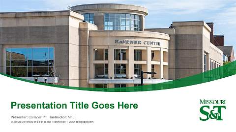 Missouri University of Science and Technology Course/Courseware Creation PPT Template