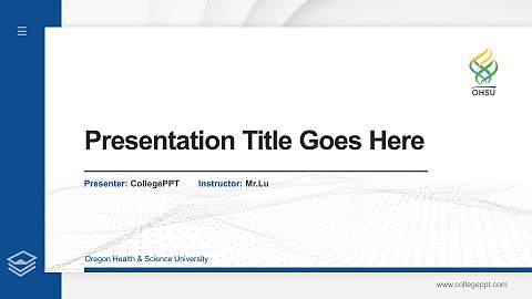Oregon Health & Science University Thesis Proposal/Graduation Defense PPT Template
