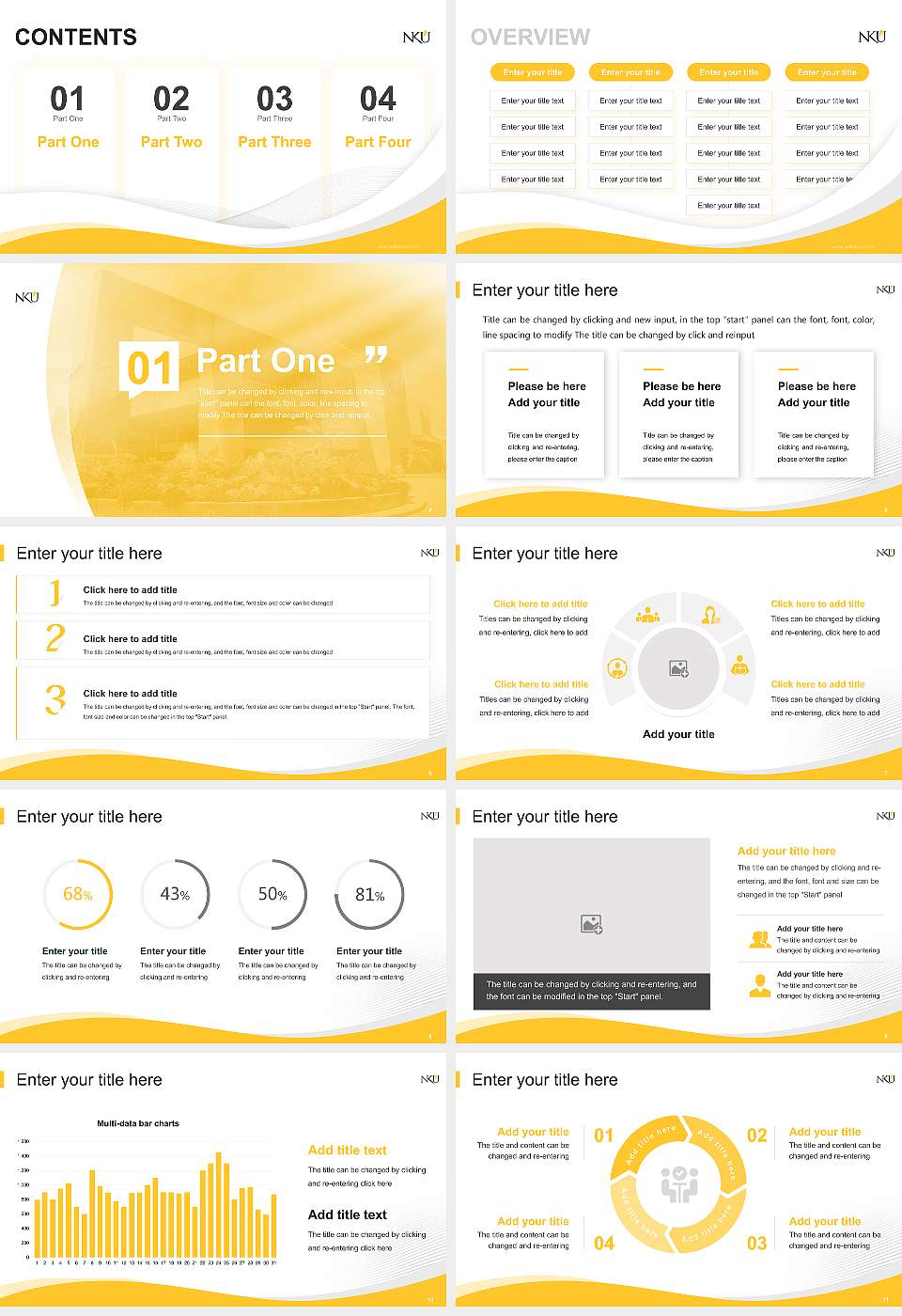 Northern Kentucky University Lecture Sharing and Networking Event PPT Template16:9 ratio PPT effect preview image2