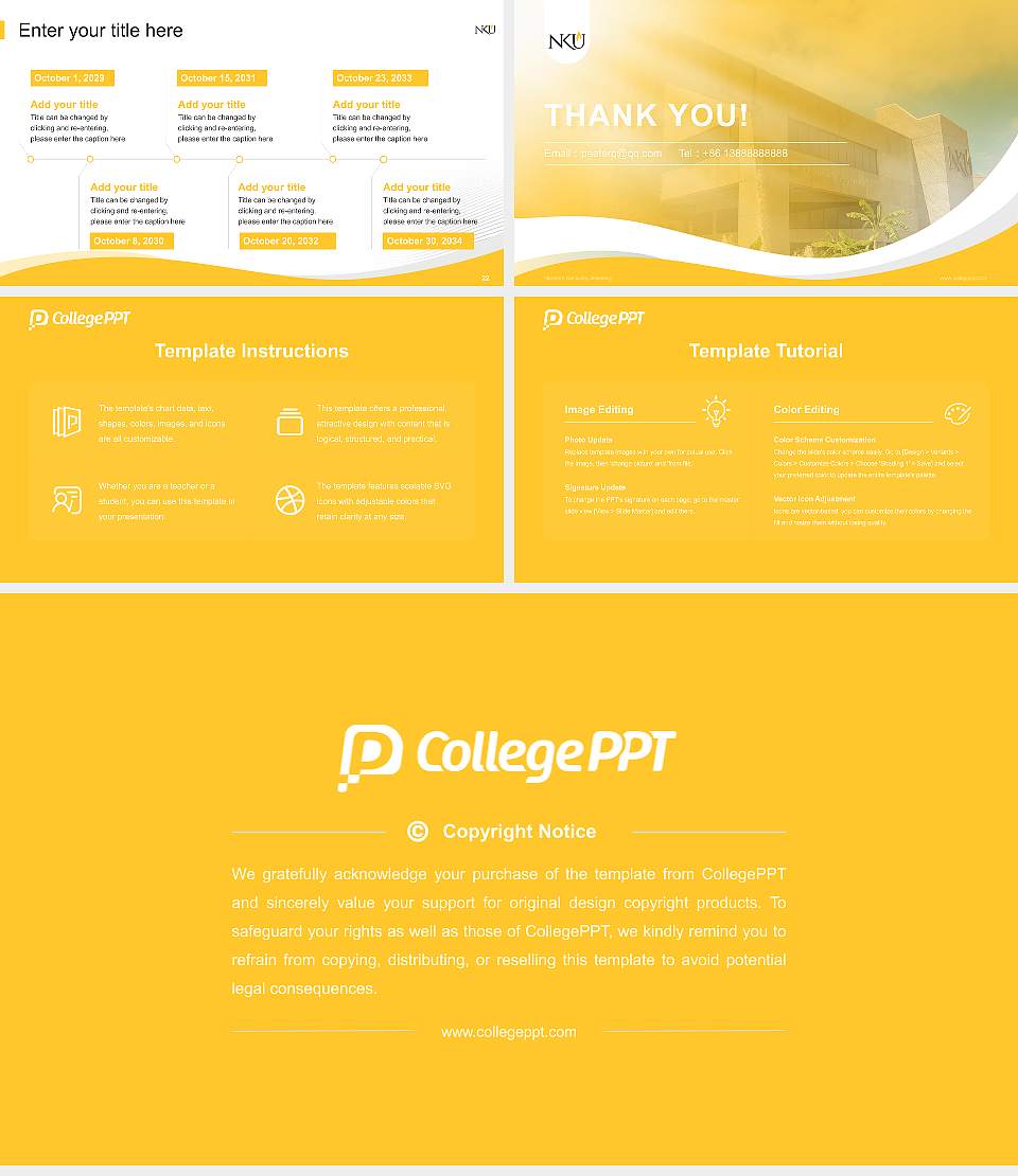 Northern Kentucky University Lecture Sharing and Networking Event PPT Template16:9 ratio PPT effect preview image4
