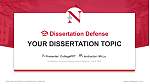 Northeastern University Lifelong Learning Network Soutenance de thèse Modèle PPT