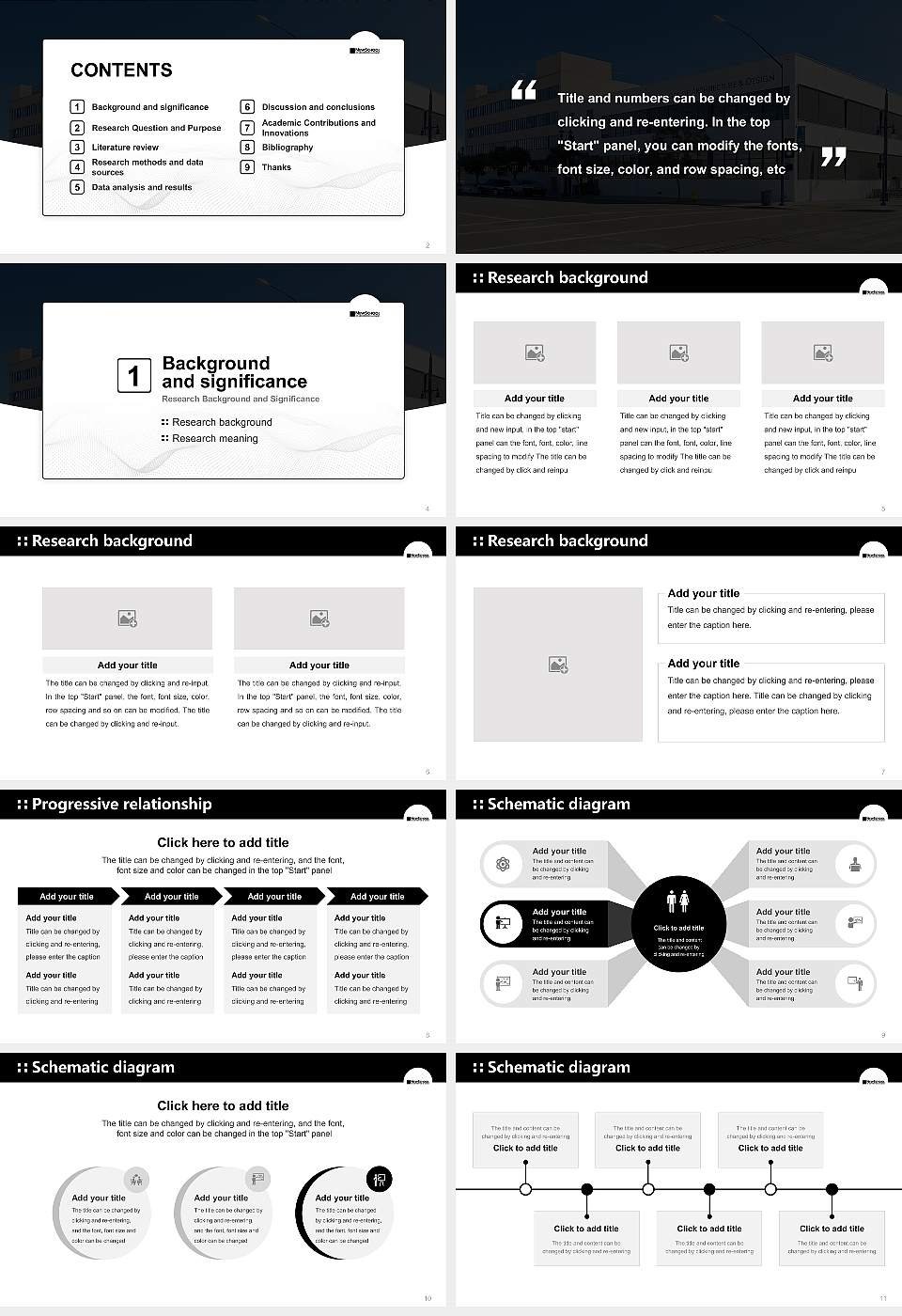Newschool of Architecture and Design Graduation Thesis Defense PPT Template16:9 ratio PPT effect preview image2